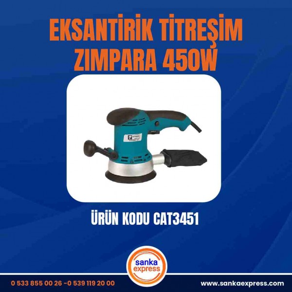 EKSANTİRİK TİTREŞİM ZIMPARA 450W