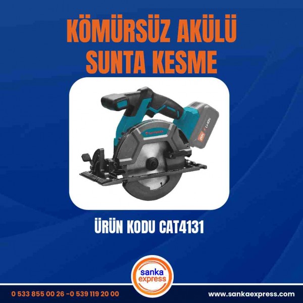 KÖMÜRSÜZ AKÜLÜ SUNTA KESME 20V Lİ-İON 