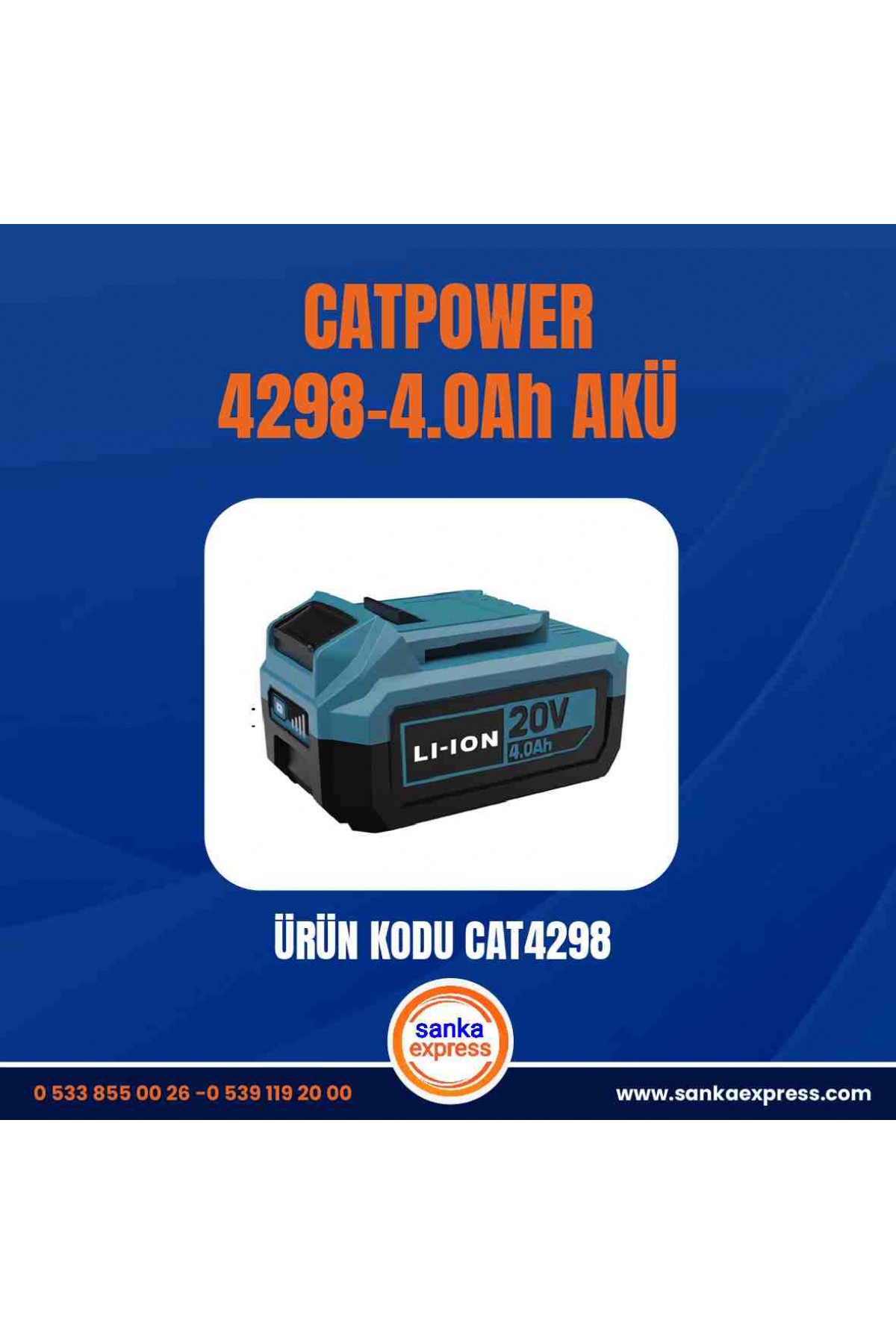 CATPOWER-4298-4.0Ah AKÜ