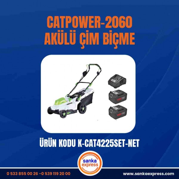 CATPOWER-2060 AKÜLÜ ÇİM BİÇME