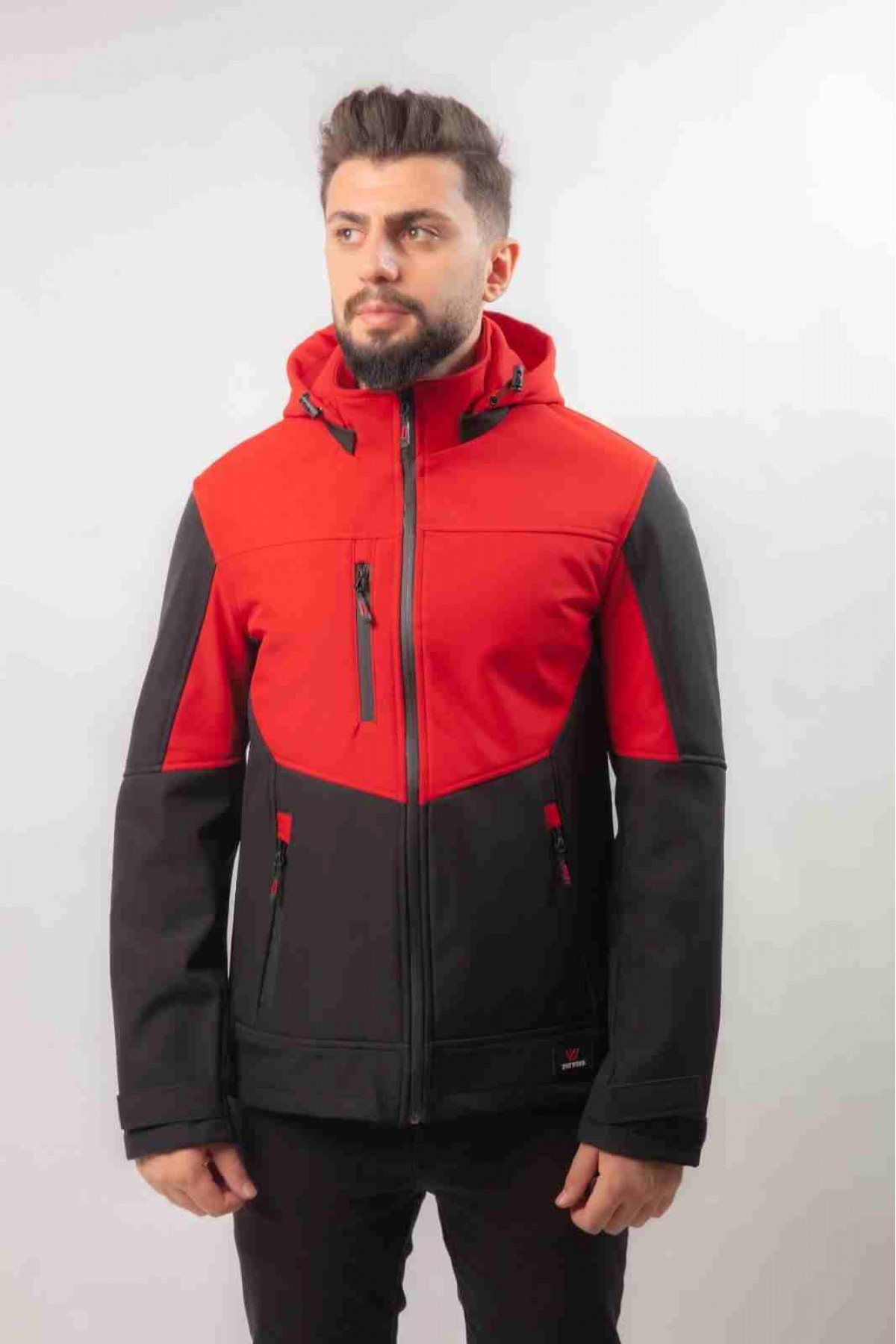 Kapşonlu Softshell Mont