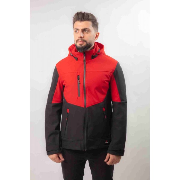 Kapşonlu Softshell Mont