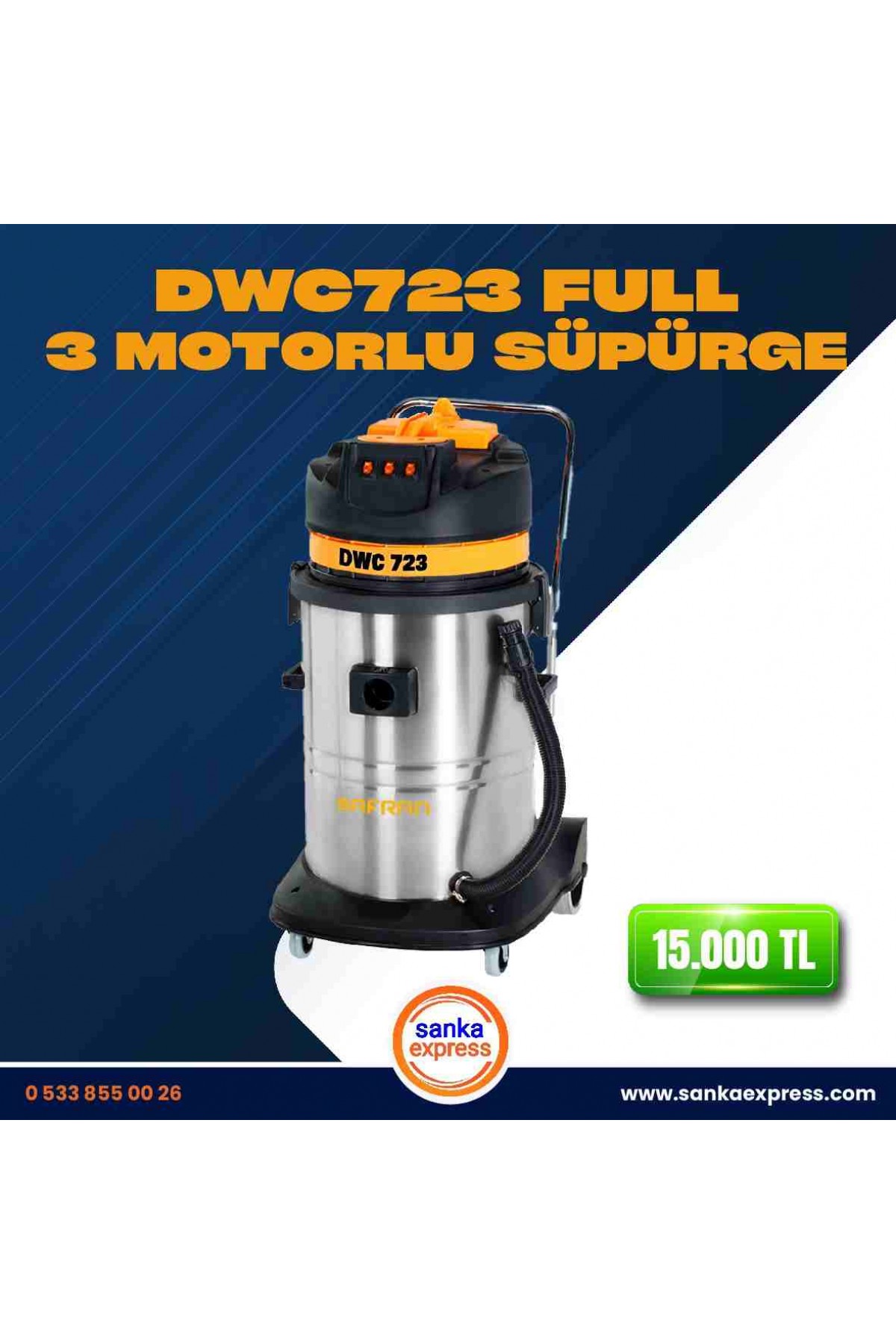 DWC 723 FULL 3 Motorlu Süpürge