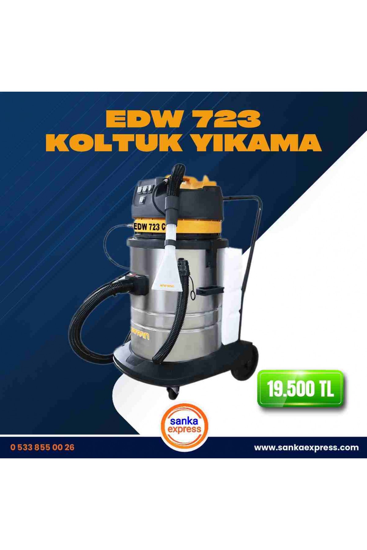 Halı ve Koltuk Yıkama Makinası EDW 723 