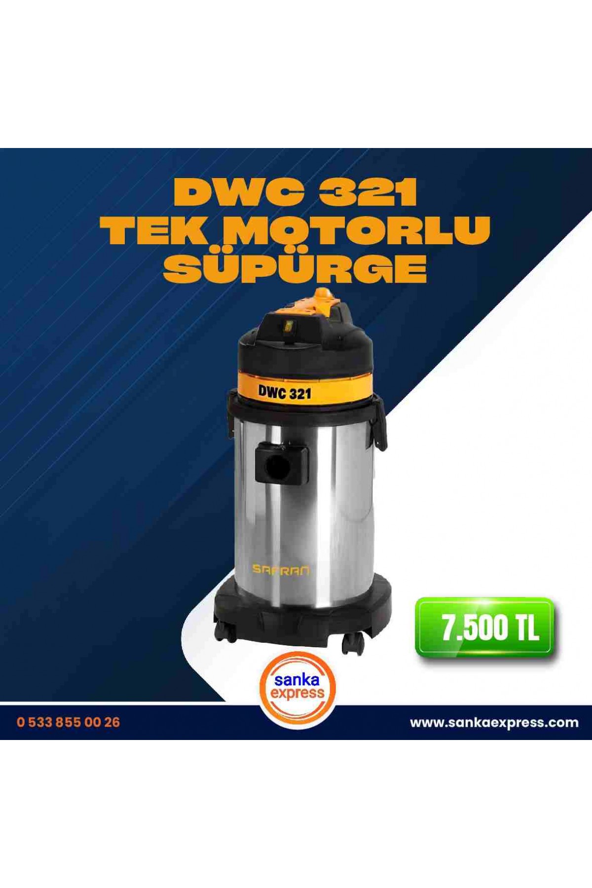 DWC 321 Tek Motorlu Süpürge