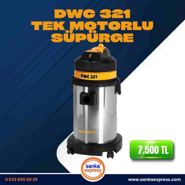 DWC 321 Tek Motorlu Süpürge