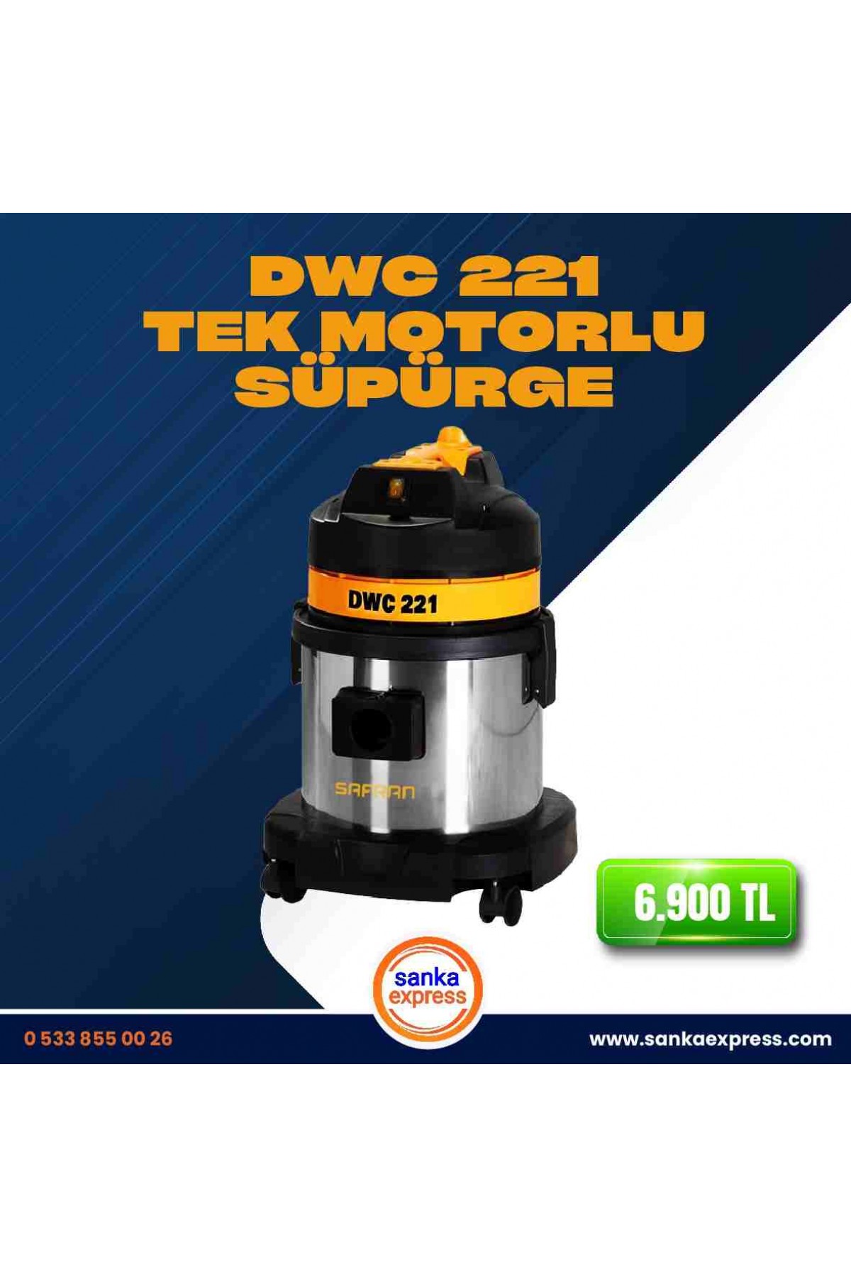 DWC 221 Motorlu Süpürge