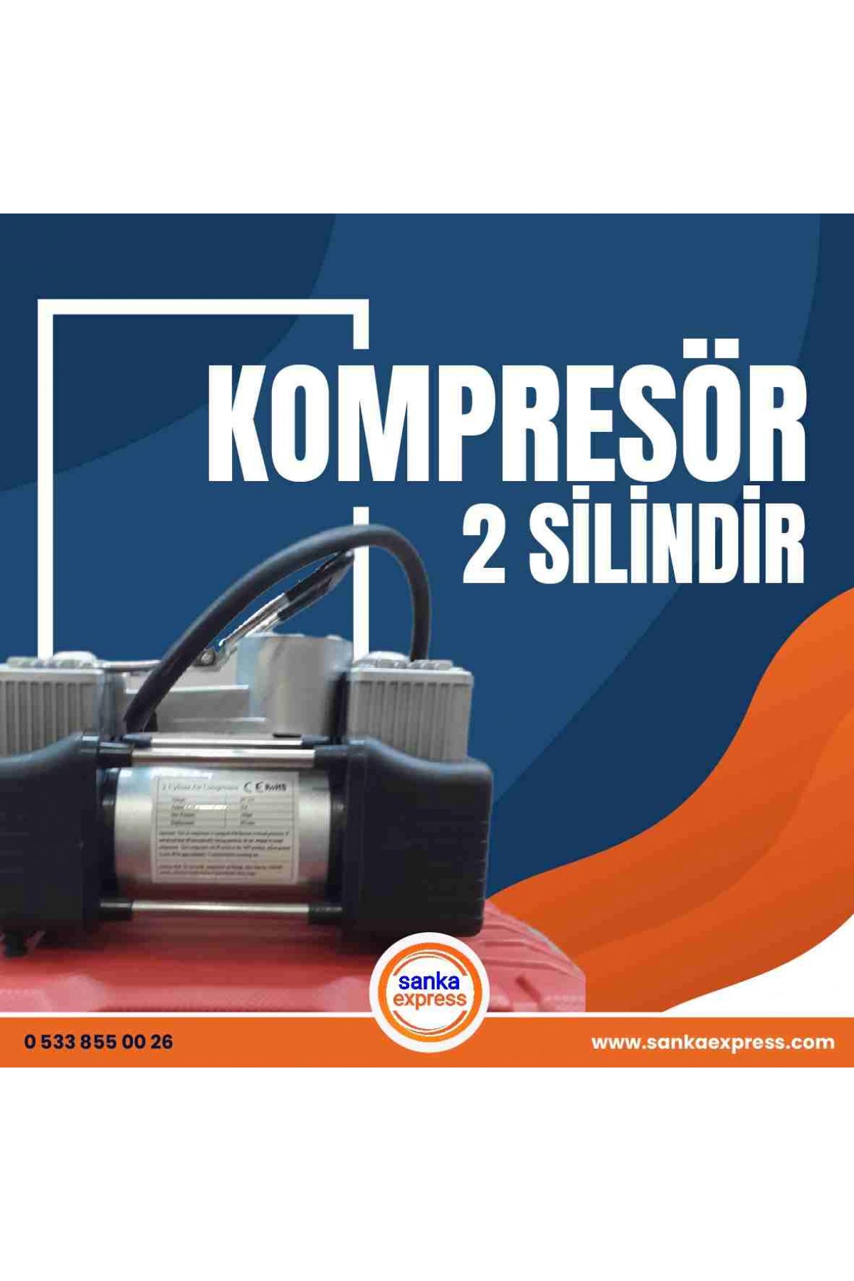 KOMPRESÖR 2 SİLİNDİR